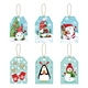 gold gift tags